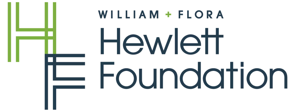 Logo for the William + Flora Hewlett Foundation